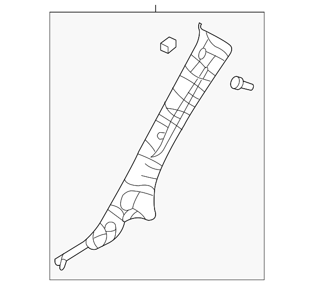 85811-4D000-TW Деталь WNDSHLD PLR TRIM, LEFT