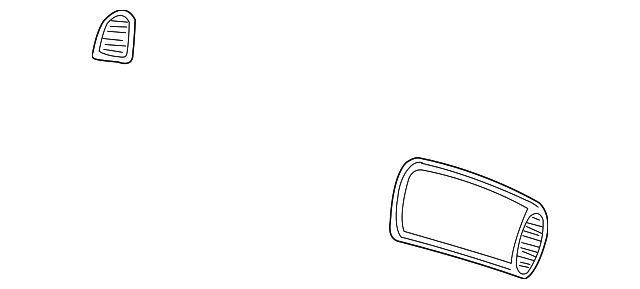 ZZM1-64-81X-07 Деталь VENT GRILLE, LEFT