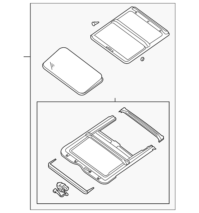 91205-ET010 Деталь SUNROOF ASSY