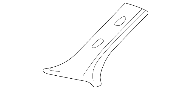 F81Z2503599AAA Деталь WINDSHIELD PILLAR TRIM, LEFT