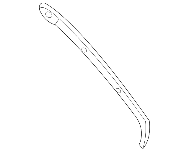 7B0-845-515-A Деталь REAR MOLDING, LEFT