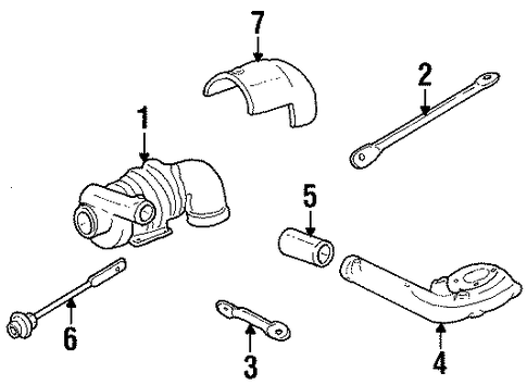 C3500 TURBOCHARGER & COMPONENTS