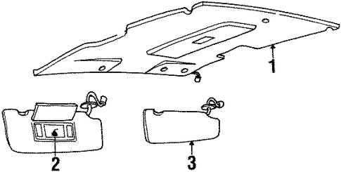 Beretta INTERIOR TRIM - ROOF