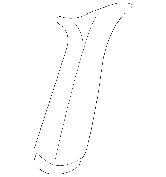 8D9-867-242-C-BQ1 Деталь PILLAR TRIM, RIGHT