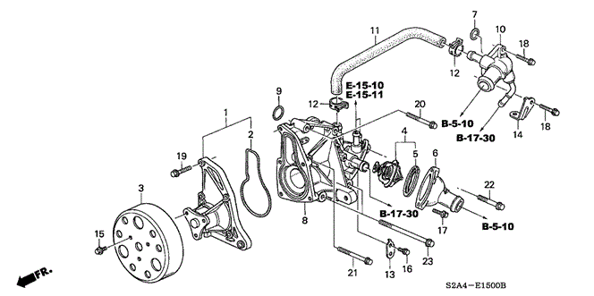ENGINE/WATER PUMP for 2000 Honda S2000 #1