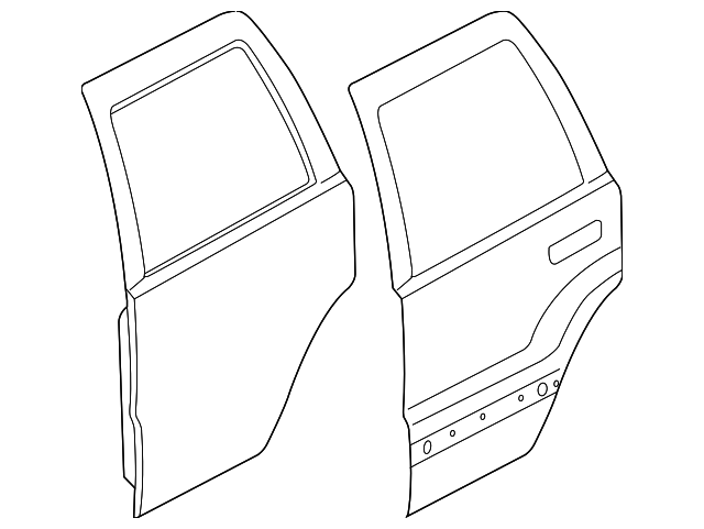 55113634AH Деталь DOOR SHELL, RIGHT