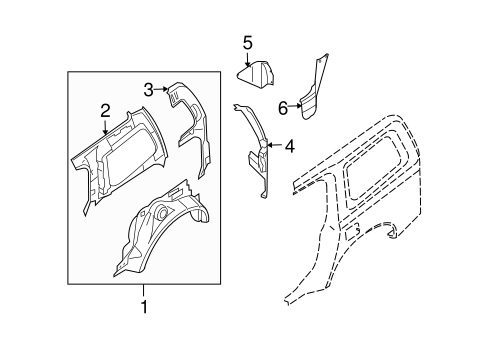 QX56 INNER STRUCTURE