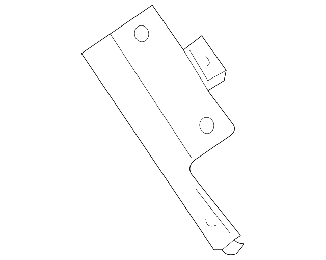 25234-5Z000 AM/FM CD MOUNT BRACKET