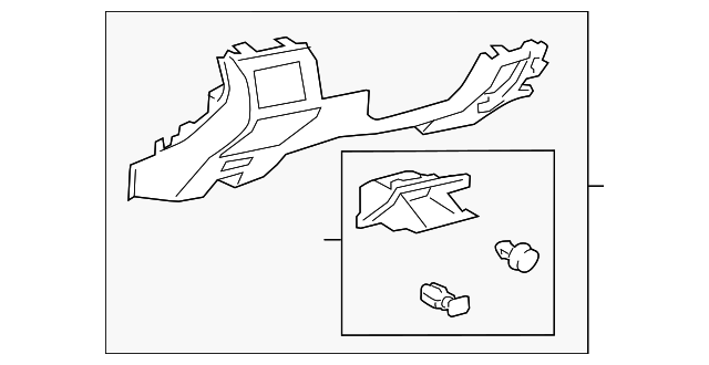 55402-30190-C1 Деталь KNEE BOLSTER