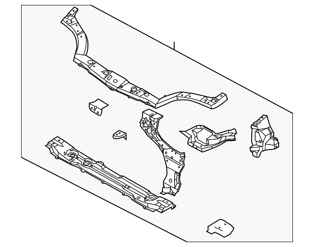 96457531 RADIATOR SUPPORT
