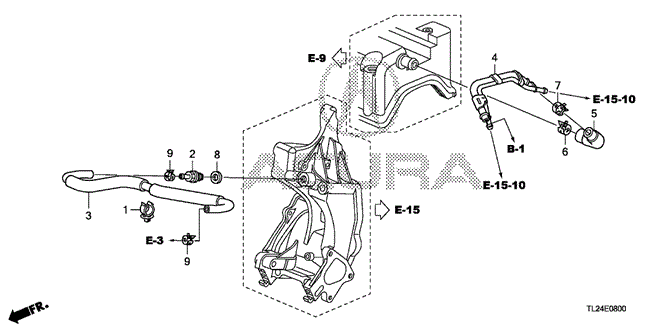 TSX SEDAN BREATHER TUBE
