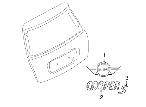 Cooper EXTERIOR TRIM - TRUNK