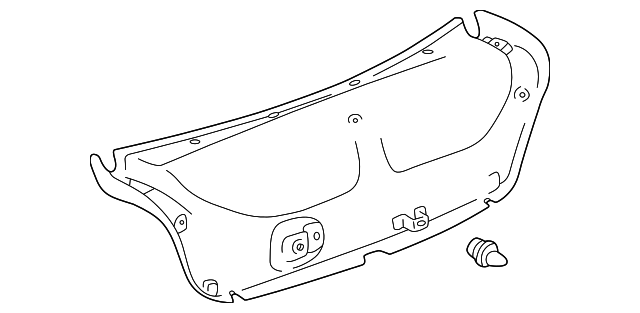 64719-33040-C0 Деталь TRUNK LID TRIM