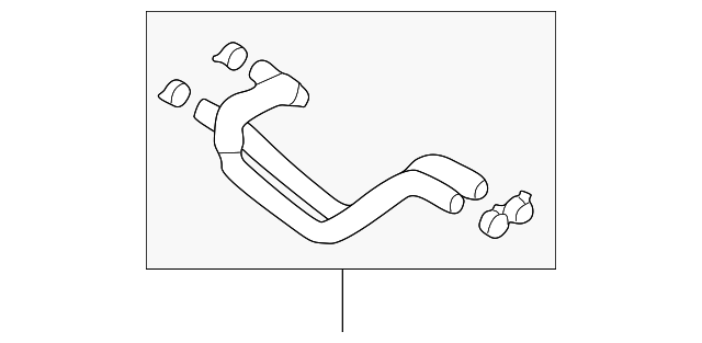 7805A088 Деталь HEATER HOSE