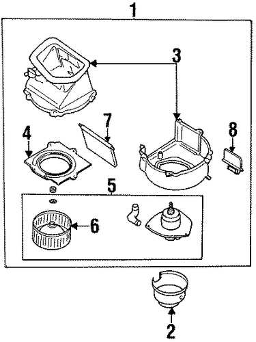 200SX BLOWER MOTOR & FAN