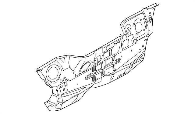 CCY9-53-4A0C Деталь LOWER DASH PANEL