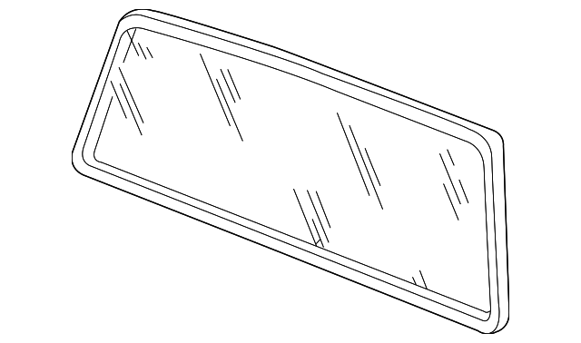 1F90-63-931 Деталь BACK GLASS