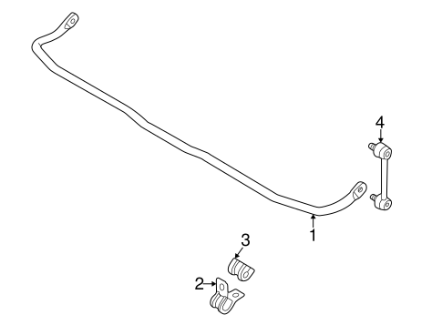 Protege STABILIZER BAR & COMPONENTS
