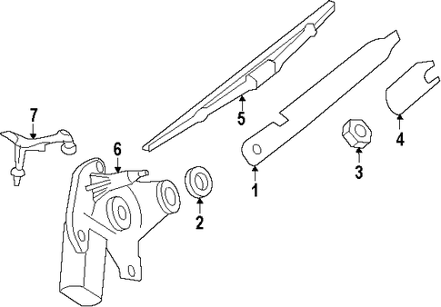 GL550 WIPER & WASHER COMPONENTS 2