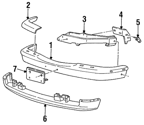 B2300 BUMPER & COMPONENTS - FRONT