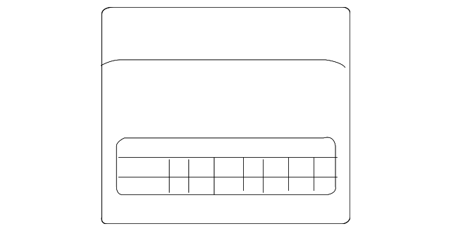 35417-2G711 Деталь EMISSION LABEL