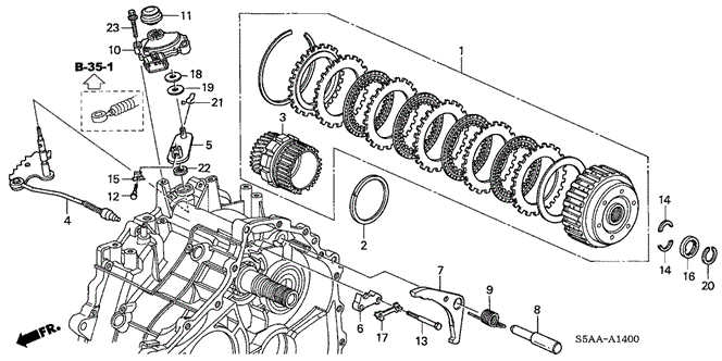 CIVIC SEDAN CVT STARTING CLUTCH (CVT)
