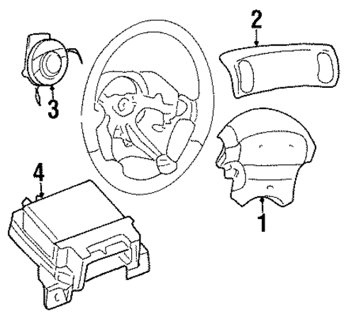 LHS AIR BAG COMPONENTS