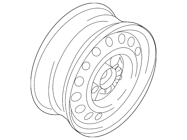 MN100008 Деталь WHEEL, STEEL