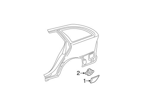 C240 EXTERIOR TRIM - QUARTER PANEL 2