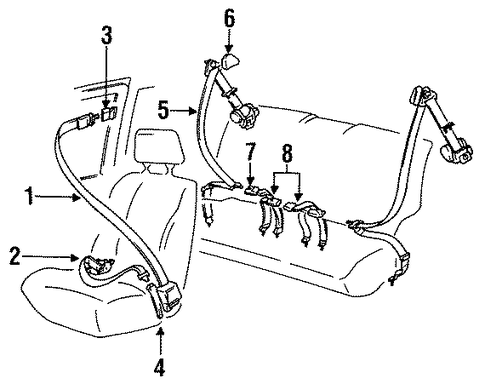 Precis FRONT SEAT BELTS