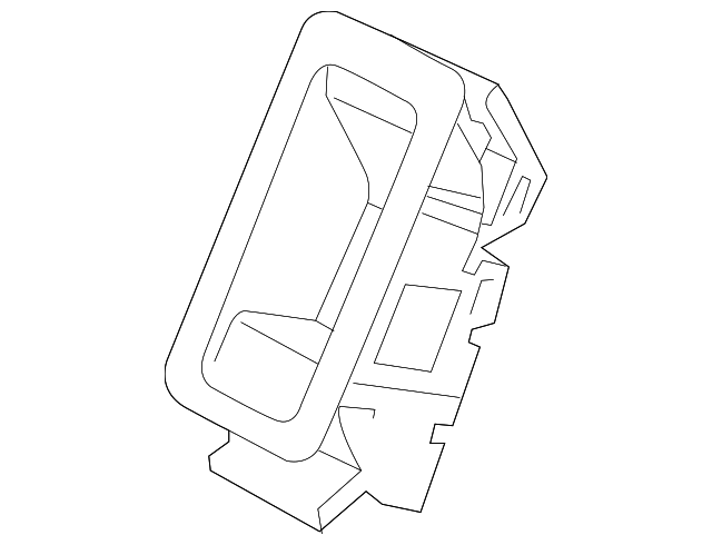 1K8-959-527-C-9B9 LIFT GATE SWITCH BEZEL