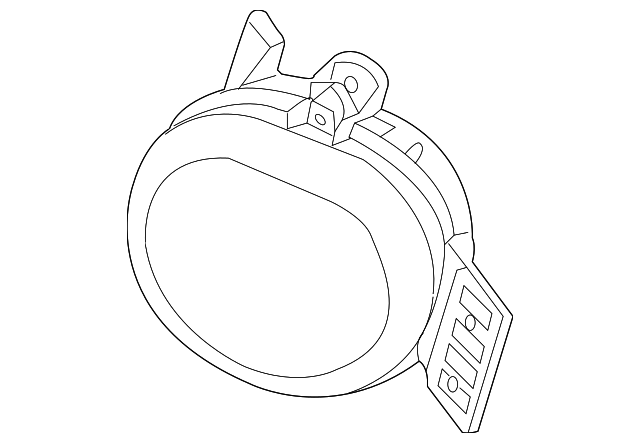 55372735AB Деталь FOG LAMP, LEFT