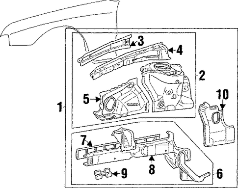 Mirage STRUCTURAL COMPONENTS & RAILS