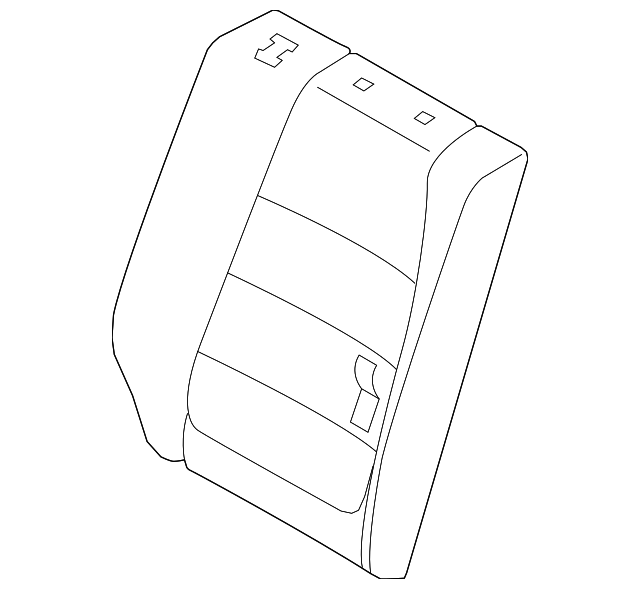 KD33-88-401B-34 Деталь SEAT BACK COVER, RIGHT