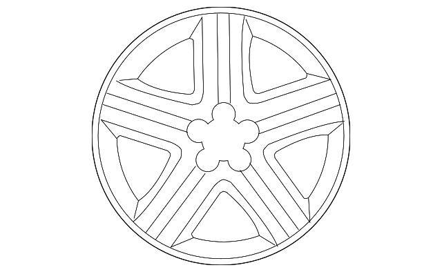 28111SA260 WHEEL, ALLOY