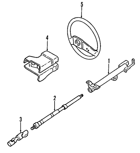 Justy STEERING COLUMN