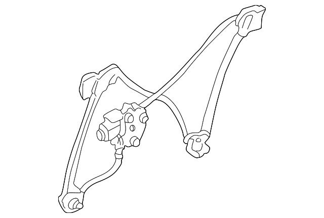 20823059 Деталь WINDOW REGULATOR, LEFT