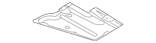 4F0-825-215-M Деталь REAR SHIELD, LEFT