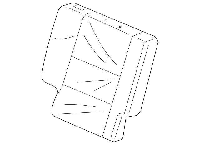 82121-TK8-A01ZC Деталь COVER, R. RR. SEAT-BACK TRIM *YR400L* (S