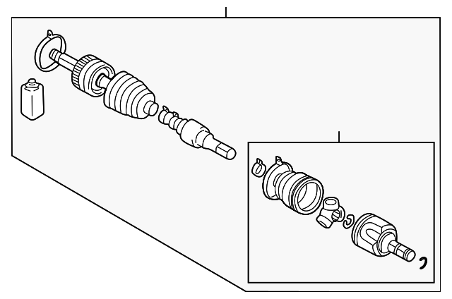 MN147037 Деталь AXLE ASSY