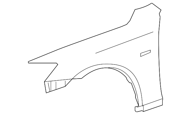 53801-53110 FENDER, RIGHT