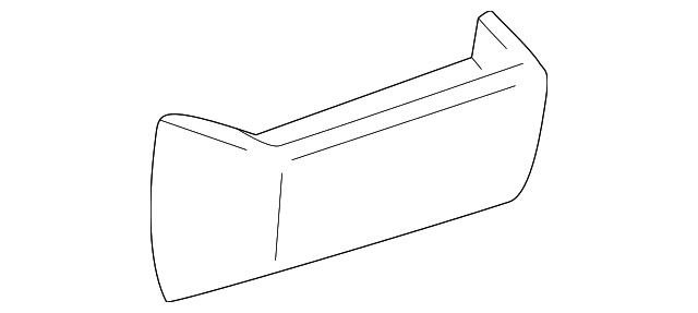 15649835 Деталь DOOR TRIM PANEL POCKET, LEFT