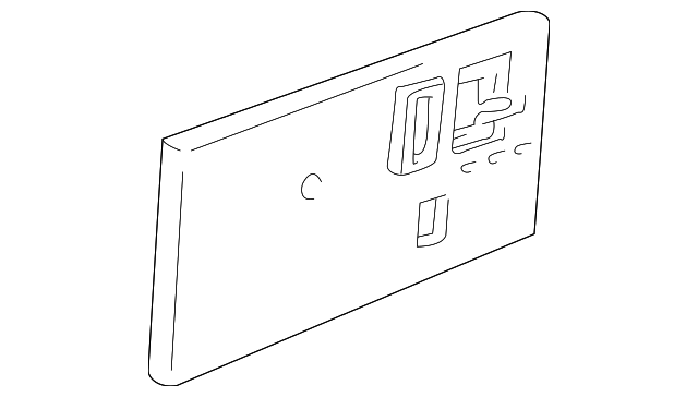 14078353 Деталь ARMREST HANDLE BEZEL, LEFT