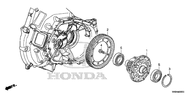 CIVIC SEDAN MT DIFFERENTIAL (1.8L)
