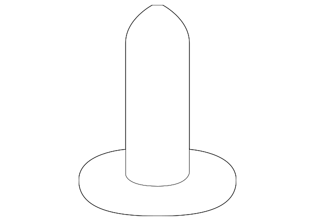 63395-0E020-A0 Деталь HEADLINER CLIP