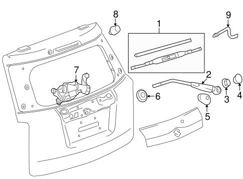 XL-7 WIPER & WASHER COMPONENTS 2
