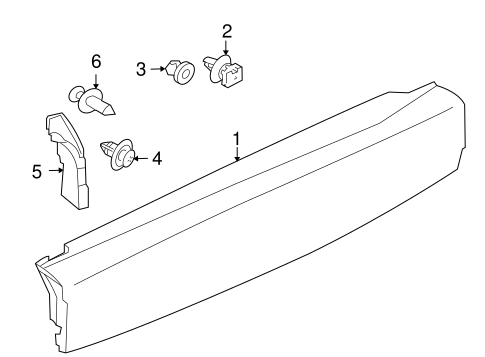 Outlander EXTERIOR TRIM - TAIL GATE