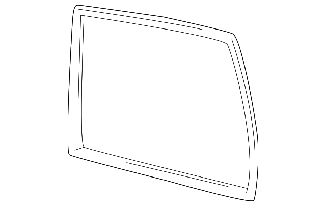 14078385 Деталь WINDOW TRIM, LEFT