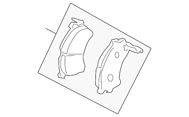 ZZC4-33-23Z Деталь BRAKE PADS