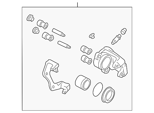 EFY5-33-61XB Деталь CALIPER, RIGHT
